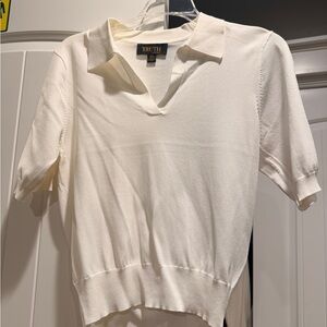 Truth Women's Cream V-Neck Blouse